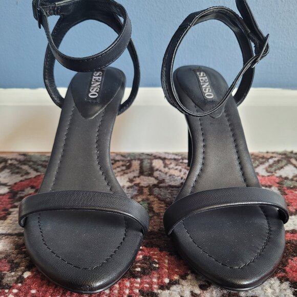 Senso Tyra III Black Leather Heels (38 or US 8) - Picture 8 of 10